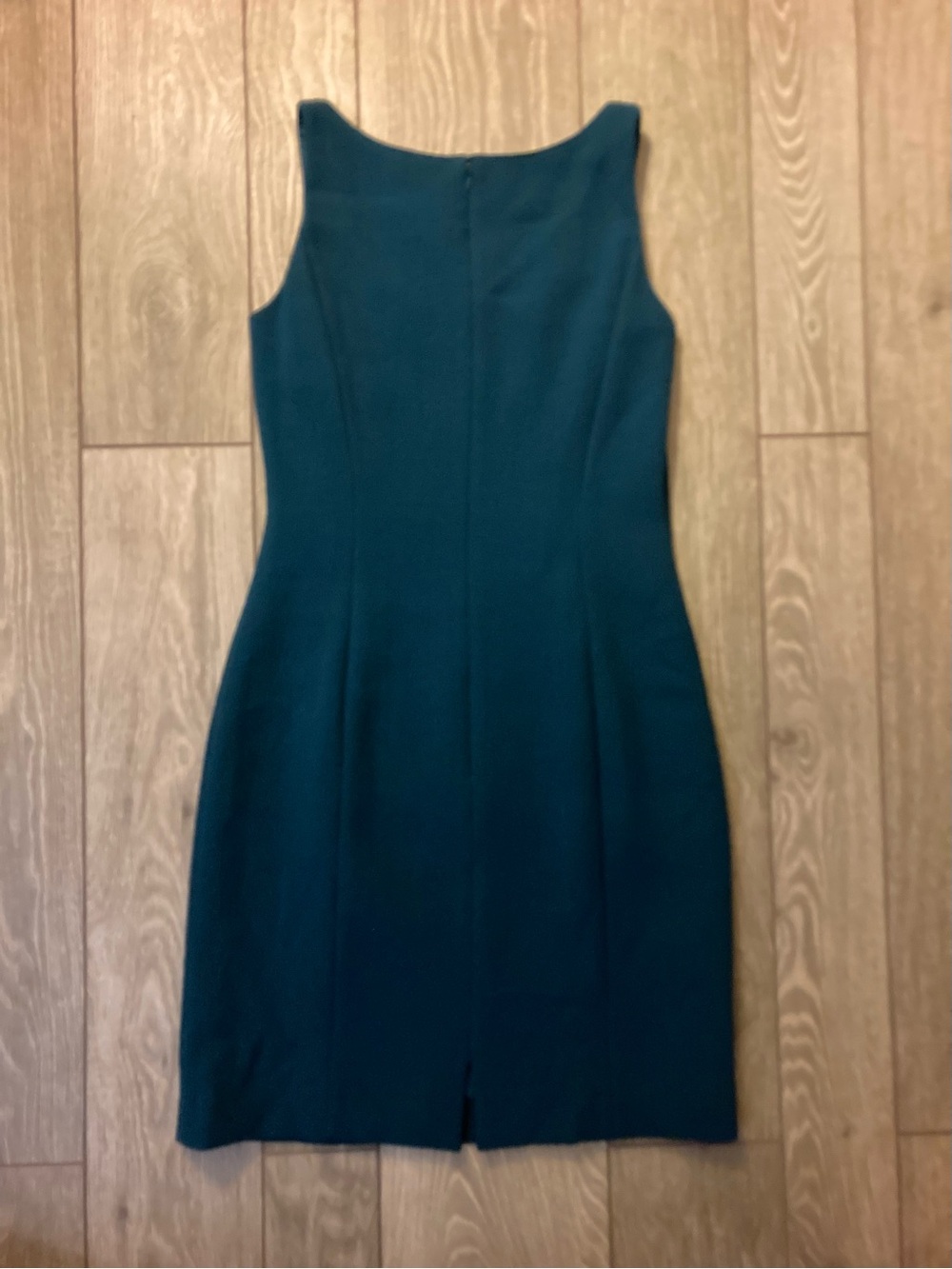 Tahari Teal Wool Dress Suit with Cropped Jacket NWT - Picture 4 of 16